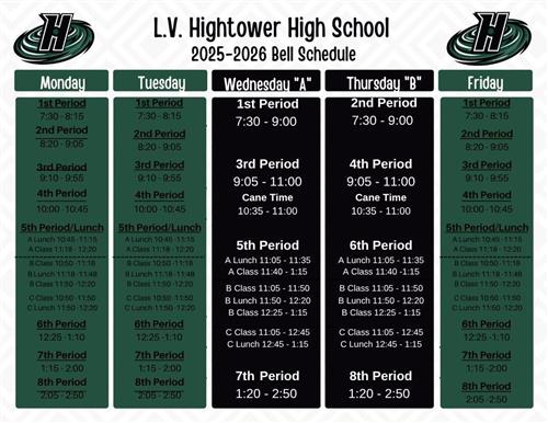 Bell Schedule